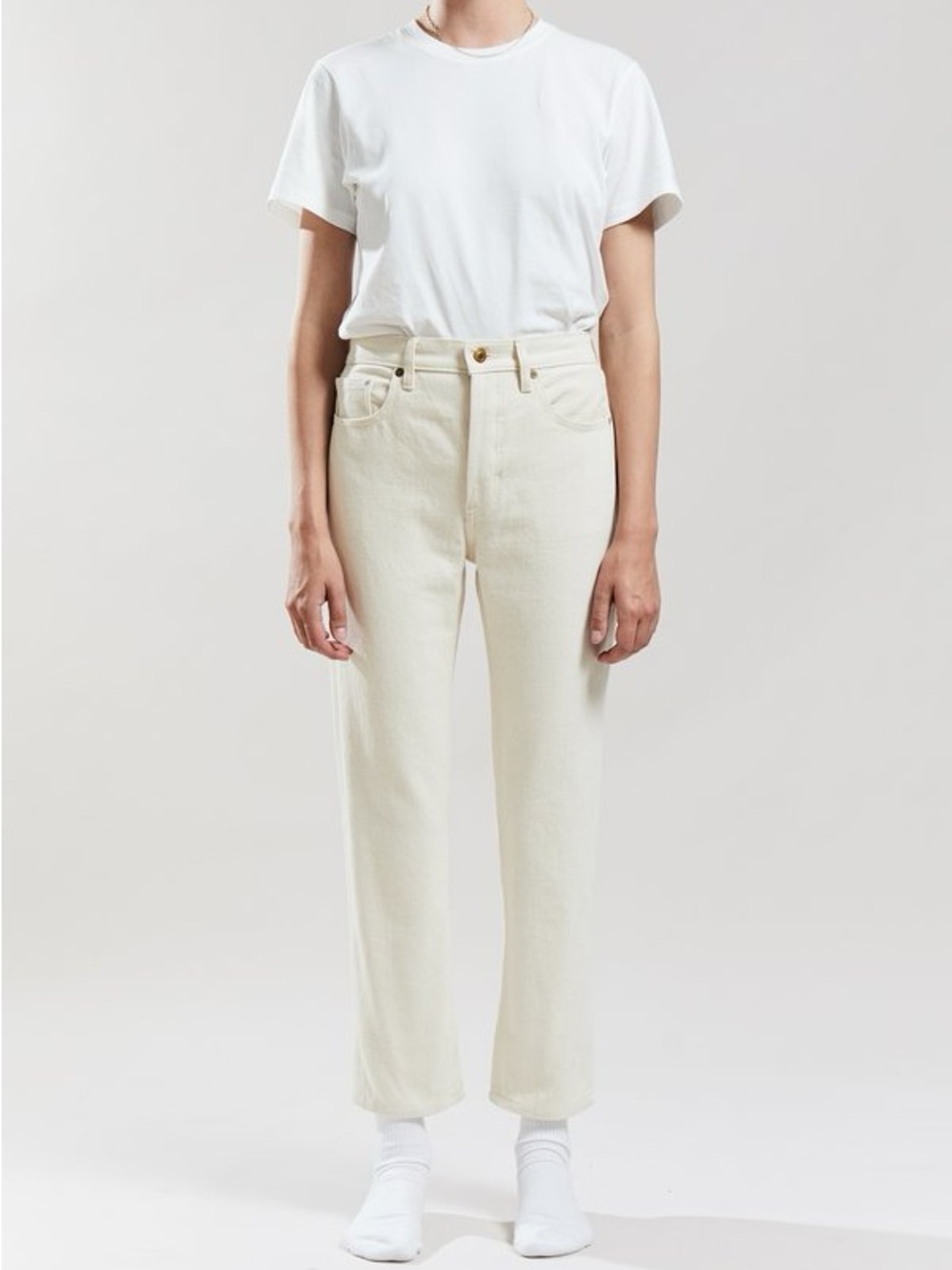 Still Here Tate Jeans in Bone